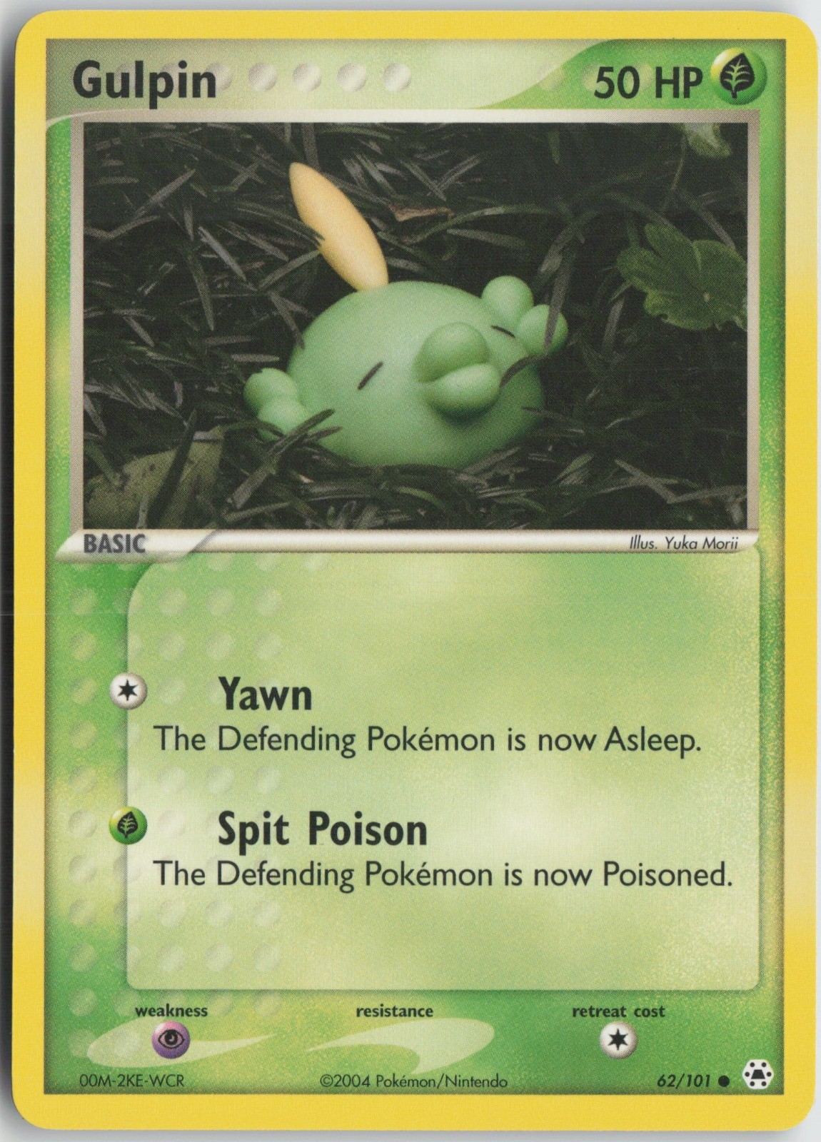 Gulpin Common Hidden Legends 62/101 NM