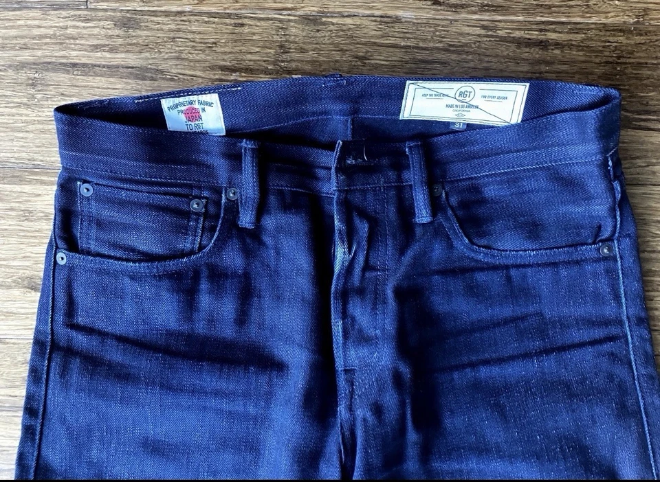 Rogue Territory Silveridge Cryptic Selvedge Denim Indigo x Black 31 (34 Actual) - Image 3 of 4