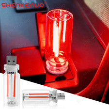 Red Mini USB LED Car Light Interior Mood Neon Nights Atmosphere Ambient Lamp