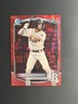 2025 Bowman Sapphire Gregory Barrios 1st Bowman Chrome Prospect Red Refractor /5