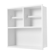 Recessed Dual Toilet Roll Holder,stainless Steel Toilet Paper Holder For Bedroom