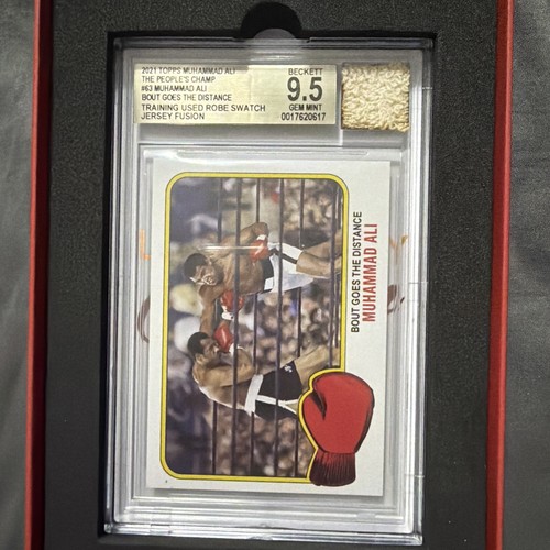 Jersey Fusion 2021 Tops Muhammad Ali #63 Training Used Robe Swatch