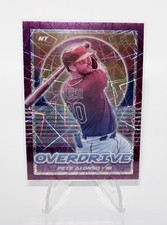 2021 Panini Chronicles Overdrive Purple Velocity  Pete Alonso 22 New York Mets