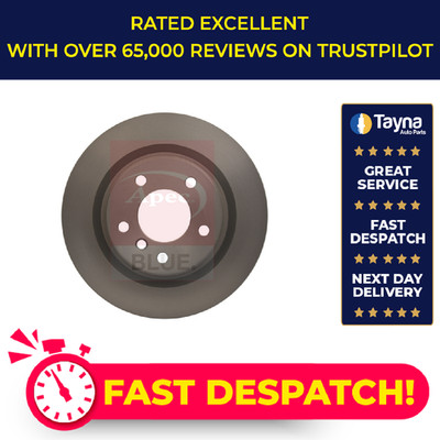 2x Brake Discs Pair Vented fits BMW 125D F20, F21 2.0D Rear 11 to 19 300mm Set
