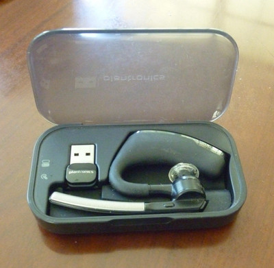 Plantronics Voyager Legend Black Single Ear-Hook Headset Noise Cancel BT USB