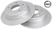 2X Bremsscheibe A.B.S. 17366 2 Bremsscheiben Hinterachse Hinten