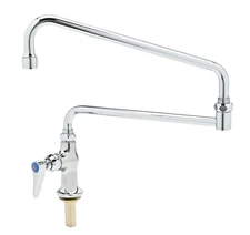 T&S Brass B-0319 Single Pantry Faucet Special 24” Double-Joint Swing Nozzle