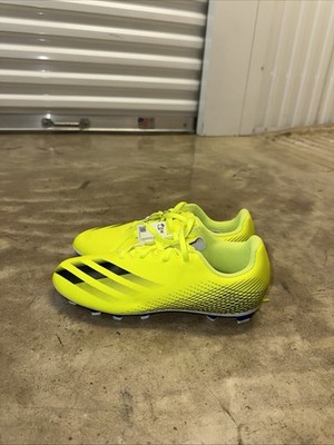 Adidas X Ghosted.4 FxG J Soccer Cleats Solar Yellow Black FW6933 Size 5.5 Youth
