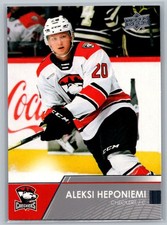 #64 Aleksi Heponiemi 2021-22 Upper Deck AHL Charlotte Checkers