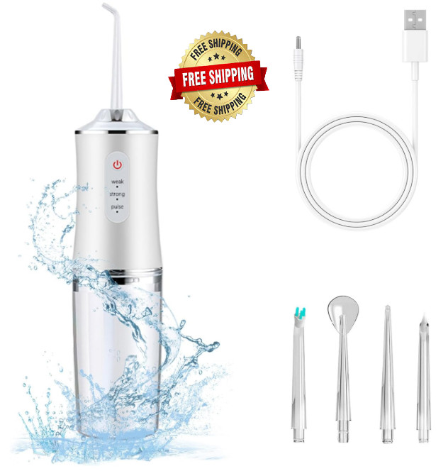 Irrigador Bucal Con Hilo Dental Limpiador Para Dientes Presión De Agua Eléctrico