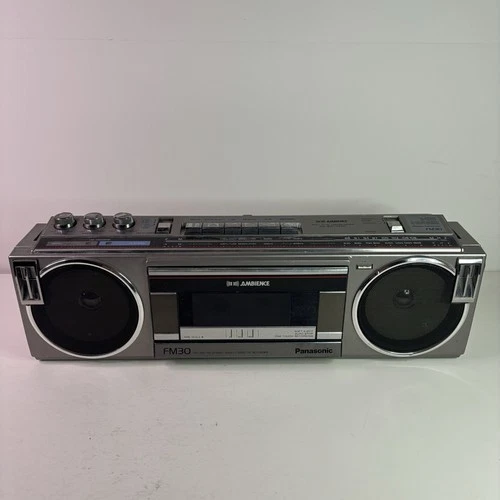 Panasonic RX-FM30 AM/FM Radio Single Cassette Recorder Boombox No AC Adaptor