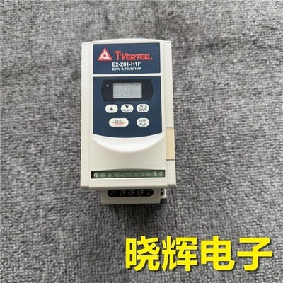 1Pcs Used TECO inverter E2-201-H1F 0.75KW 220V #qm