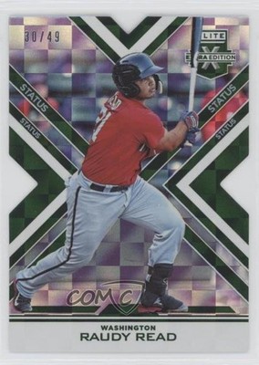 2016 Panini Elite Extra Edition Status Emerald Die-Cut 30/49 Raudy Read #135 4z4