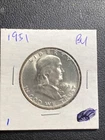1951 Franklin Half Dollar BU
