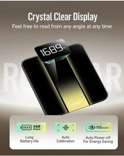 Runstar Smart Body Weight Scale with Large LED Display