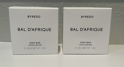 BYREDO Bal D'Afrique Soap Bar Savon Parfume 2x Lot 1oz/30g Each NEW IN BOX