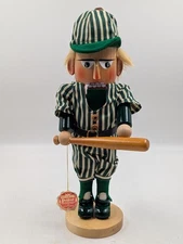 Original Steinbach Volkskunst Germany 15.5” Baseball Player Nutcracker with Tag