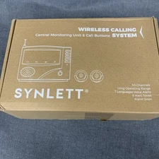 Nurse Call System Caregiver Pager Call System with 10 Dual Function Call Butt...