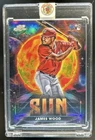 2025 Topps Cosmic Chrome James Wood Planetary Pursuit RC Sun #PPS-7 Nationals