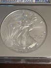 2019 $1 AMERICAN SILVER EAGLE UNC FDOI 1st Day of Issue 1 oz .999 NGC MS70 — photo 4