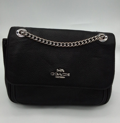 Coach Klare 25 CC353 Crossbody Umhängetasche schwarz Leder Handtasche gebraucht original