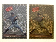 1993 NOLAN RYAN WHATABURGER REGULAR& CHAMPAGNE/GREEN TINT VARIANT! 6th No-Hitter