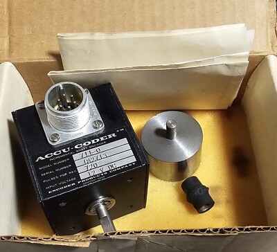 ACCU-CODER 711-0 Incremental Shaft Encoder 720 Pulses Per Rev 12 Volts DC
