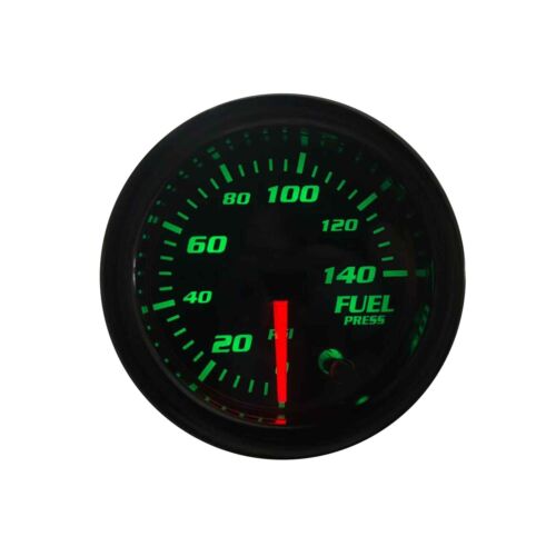 2-1/16" 52mm 7 Color LED Digital Fuel Pressure Gauge Meter & Sensor 0-140 PSI - Picture 1 of 9