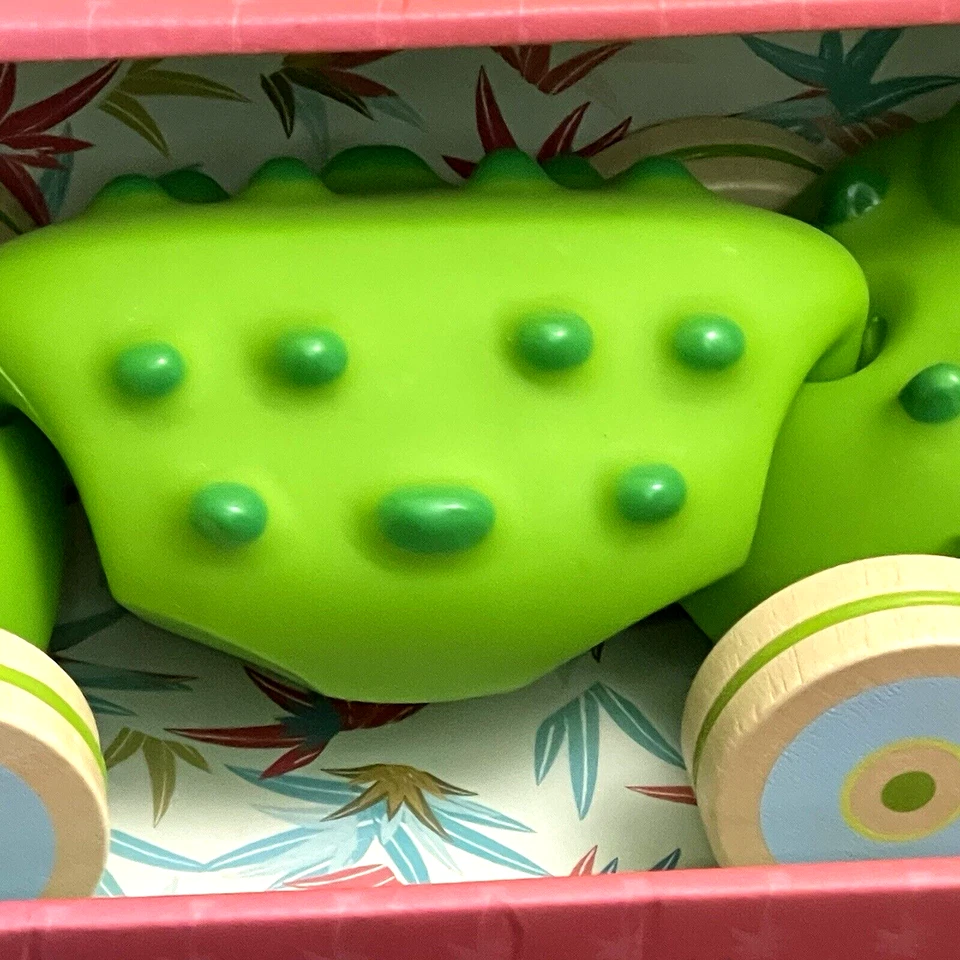 Детские веселые игрушки DJECO CROC N ROLL PULL AGR 18 мтс+ редкая находка - Изображение 3 из 4