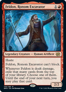 Magic MTG - Feldon, Ronom Excavator - La Guerre Fratricide - MINT/NMINT ...