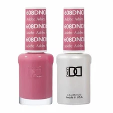 DND Soak Off Gel Polish and Nail Lacquer - 608 - Adobe