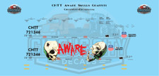CHTT 721346 Aware Trinity Hopper Graffiti HO Scale Decal Set