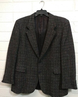Men's Daniel Hechter Blazer/Jacket Suit Size 42 100% Buttons Front Pure Wool USA