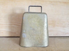 LG 4 1/2" Tall Metal Cow Bell for Cow Bull Horse Loud Old Farm Barn Primitive