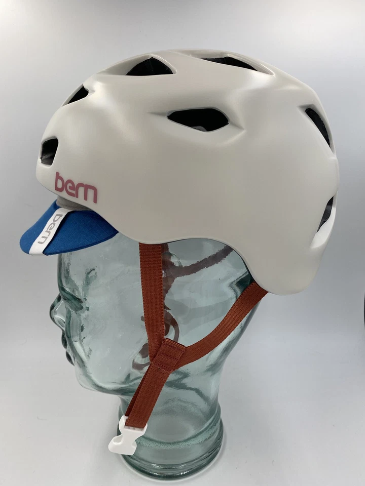 NEW Bern MELROSE Women’s Bicycle Helmet Size XS/S 52-55.5mm BOA Flip Visor Satin - Image 3 of 4