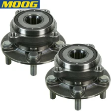 Pair MOOG Front Wheel Bearing & Hub Assembly For Subaru Forester Impreza T4