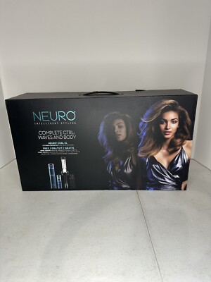 Paul Mitchell Neuro Curl XL Spring Curling Iron Kit 1.75  With Extras