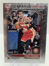Trae Young 2021-22 Donruss Elite Primary Colors Insert Atlanta Hawks