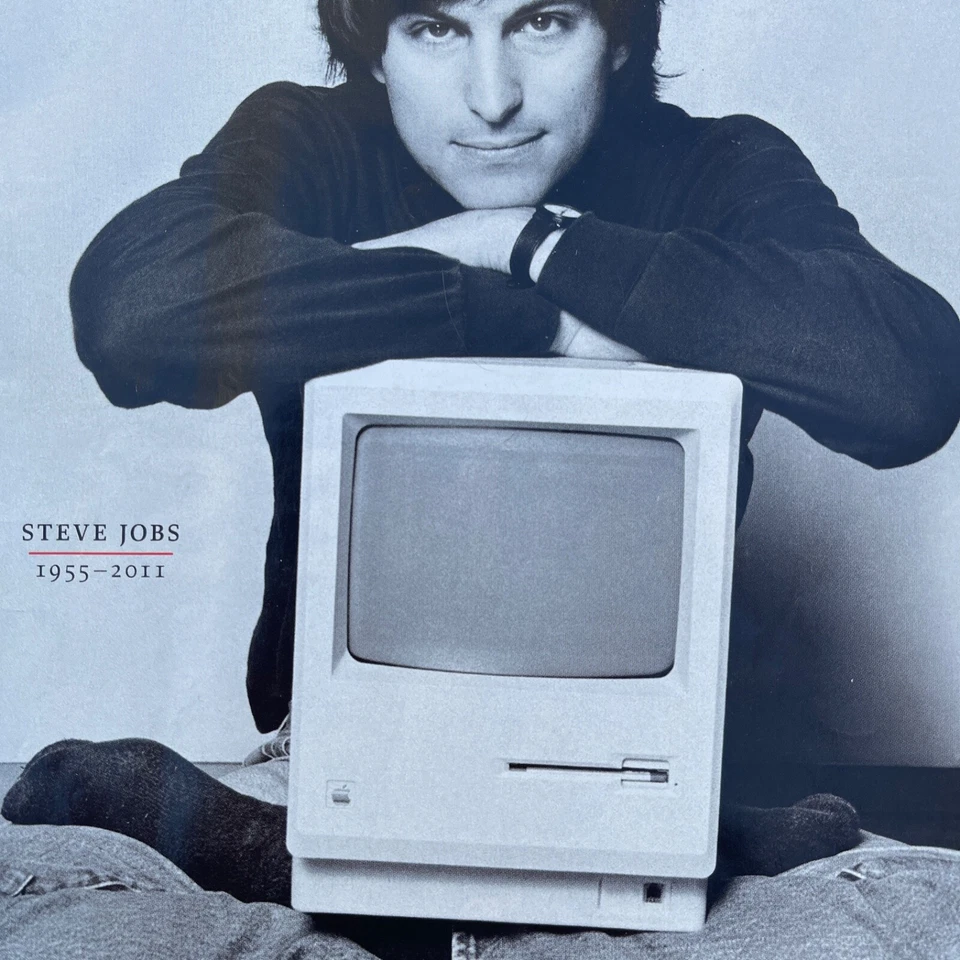 🟥 TIME 💎 Special Commemorative Issue 🧲 STEVE JOBS 1955–2011 🍀 EZ🔒 VERY GOOD - Image 3 of 4