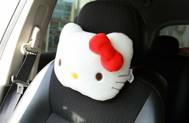hello kitty car headrest
