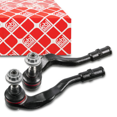 2x FEBI Spurstangenkopf VORNE AUDI A4 8K2 8K5 A5 8T3 A6 4G2 4GC A7 Q5 8R
