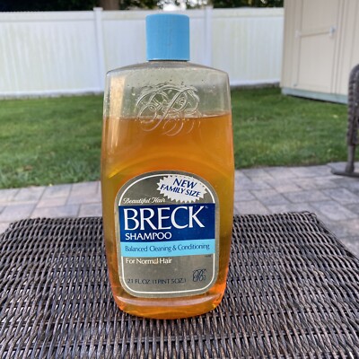 VINTAGE BRECK SHAMPOO FOR NORMAL HAIR READ DESC 21 Oz Family Movie Prop Rare!!!