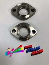 2 Oilite Flange Bearings 2-3/8" L x 1-11/16" W x 9/16" D, 1" Diameter x 13/32" D