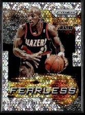 2019-20 Panini Prizm Fearless Fast Break Clyde Drexler #16