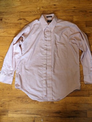 Arrow Dover Button Down Collared Red Stripe Shirt 16-32