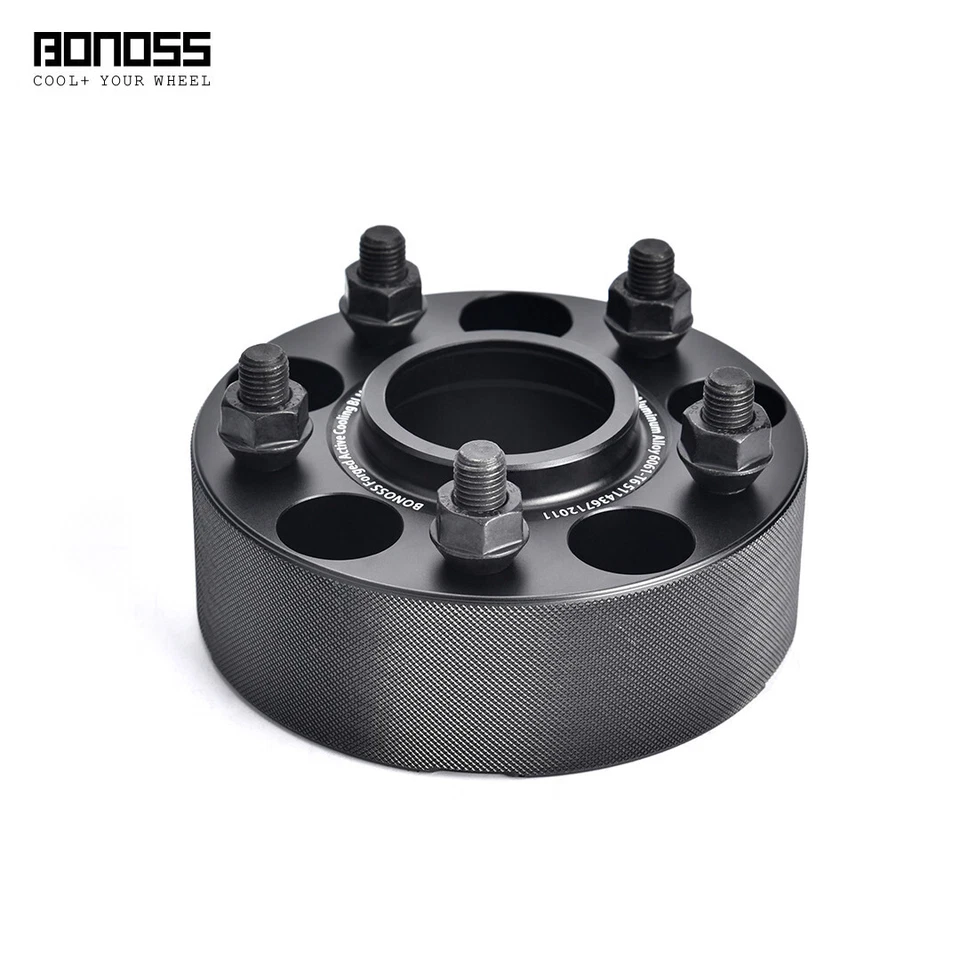 2x 50mm/2'' BONOSS Wheel Spacers 5x4.5'' for Hyundai Santa Fe CM Restyling 2010- - Image 3 of 4