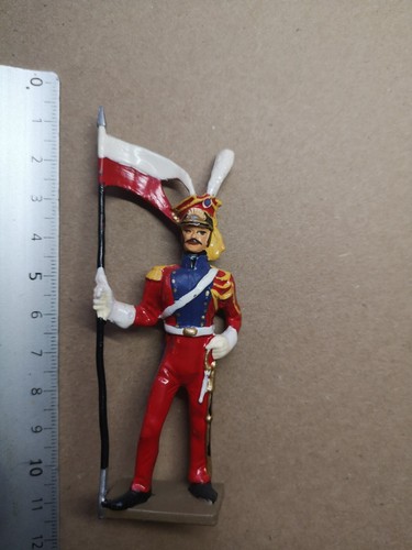 Figurine Starlux Napoléon / Murat En Tenue Rouge - Échelle 1:32 (60mm) - Plomb Peint - Occasion