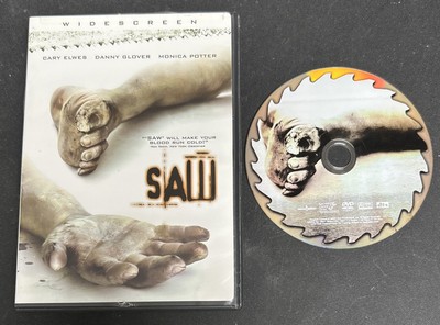 Saw Horror DVD Cary Elwes Danny Glover Monica Potter (Lionsgate Films Used)