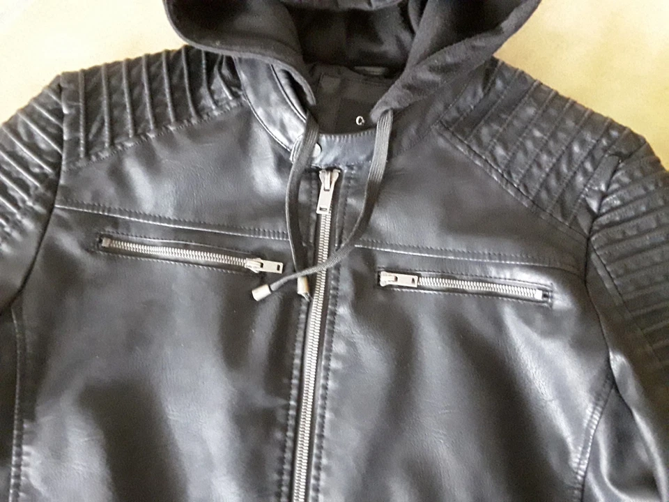 Herren Kunstleder Jacke Gr.XXL - Bild 3 von 4