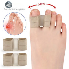 2PCS Hallux Valgus Bunion Corrector Orthopedic Adjuster Brace Foot Toe Separator